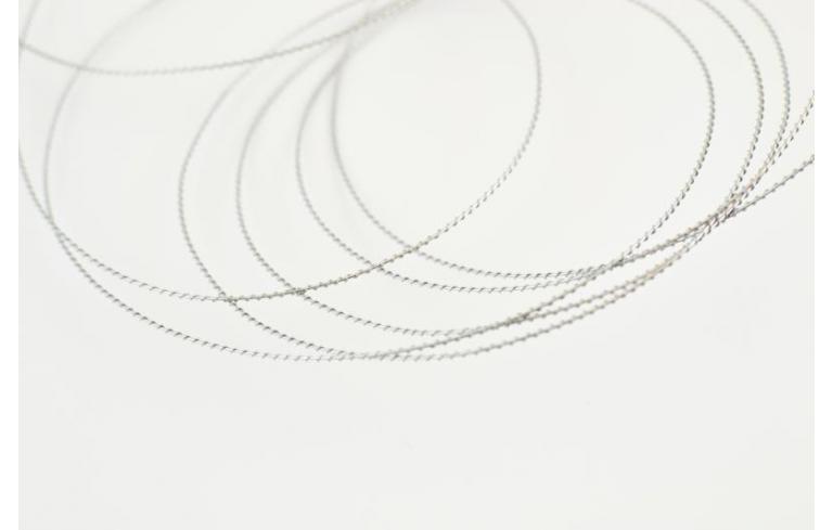 Fil rond en Acier inoxydable 0.60 mm x22m - Perles & Co